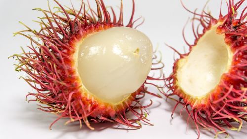 rambutan fruit background