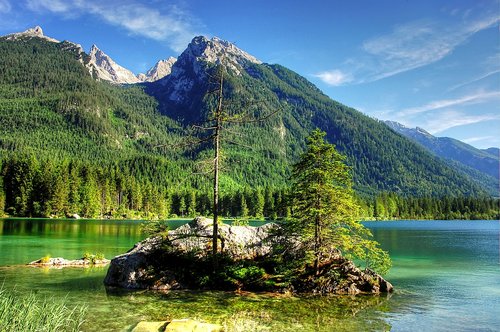 ramsau  hintersee  alpine