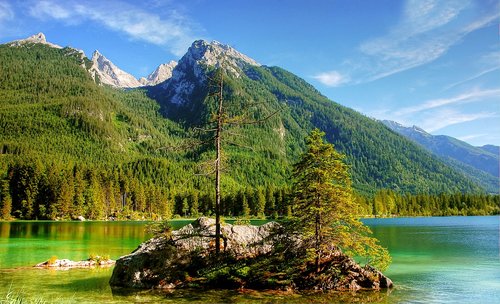 ramsau  hintersee  alpine