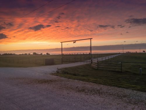 ranch sunset farm