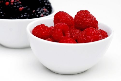 raspberries fruits juicy