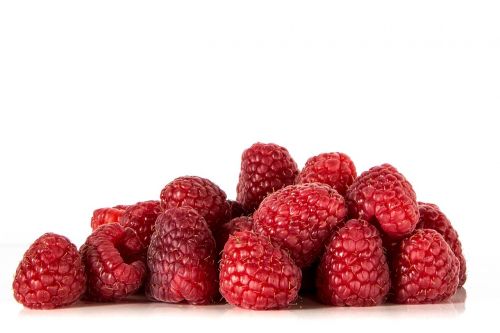 raspberries small red fruits red fruit