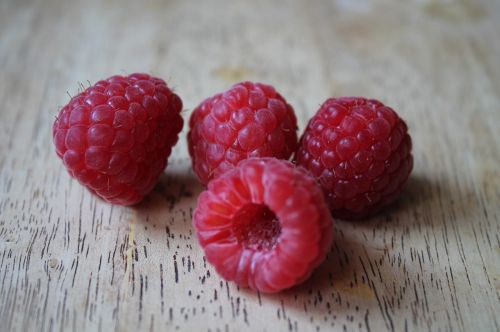 raspberries red fruit