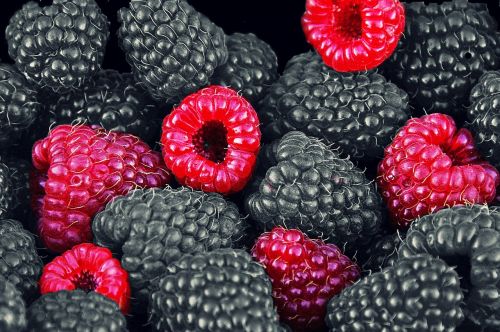 raspberries fruits berries