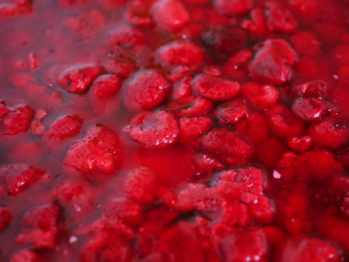 raspberries raspberry cake red