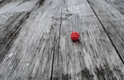 raspberry wood red