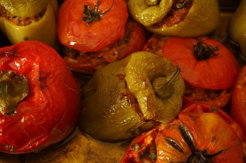 ratatouille stuffed peppers stuffed tomatoes