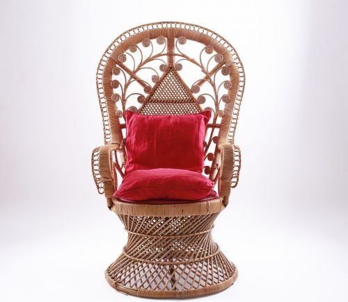 rattan armchair relaxation