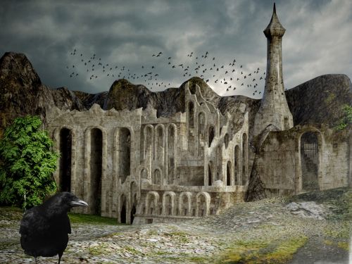 raven castle ruin