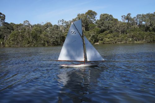 rc boat sailing placid lake