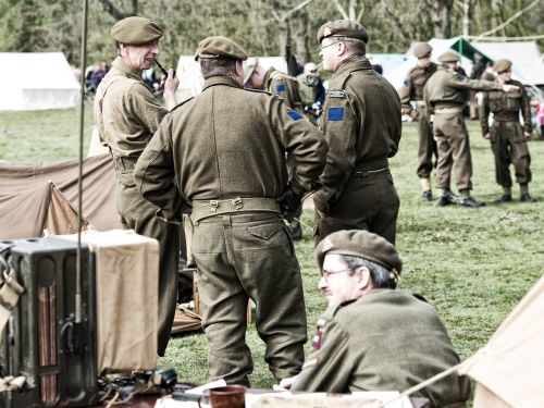 re-enactors groningen liberation