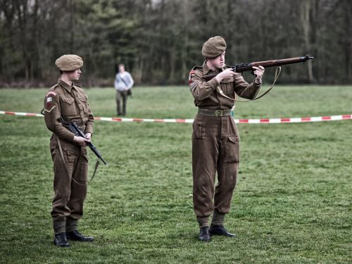 re-enactors british liberation