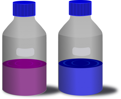 reagents samples bottles