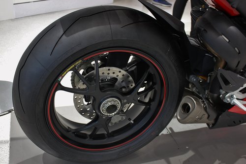 rear wheel  ducati  close up