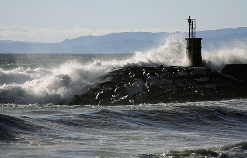 recco  liguria  sea