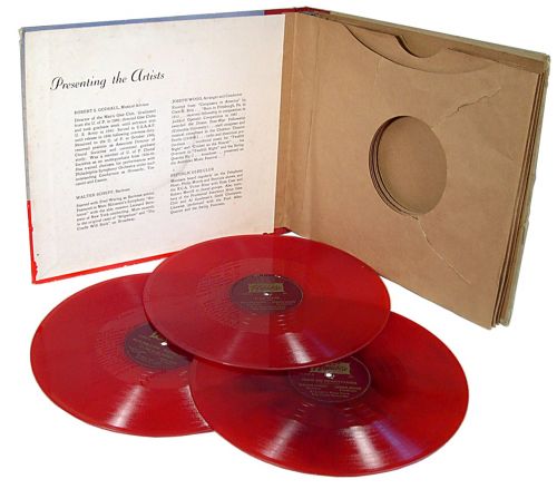 record 78rpm red
