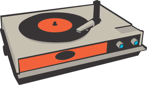 record player needle retro