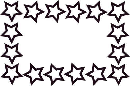 rectangle stars frame
