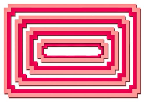rectangle decoration pattern