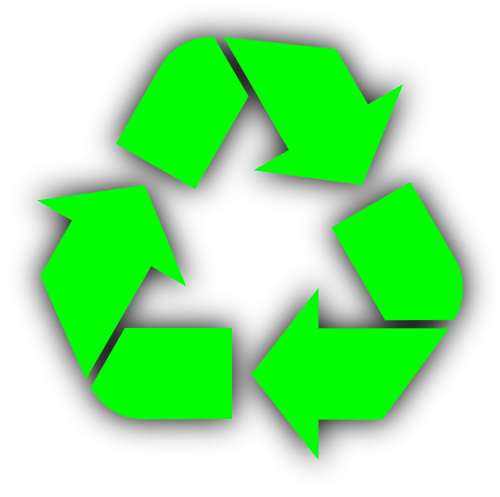 recycling arrows green