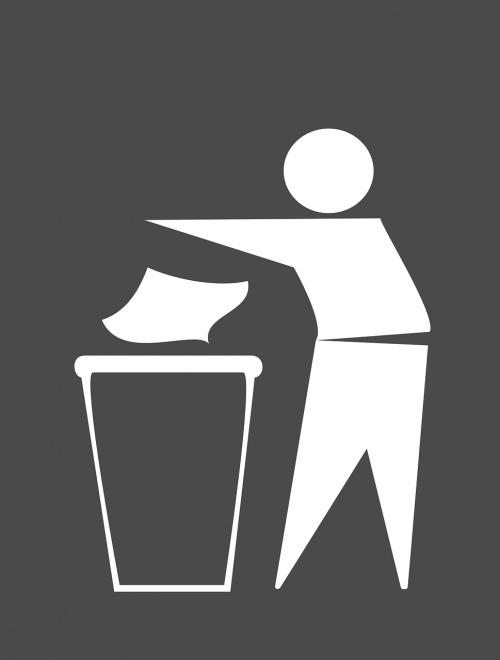 recycling bin trash