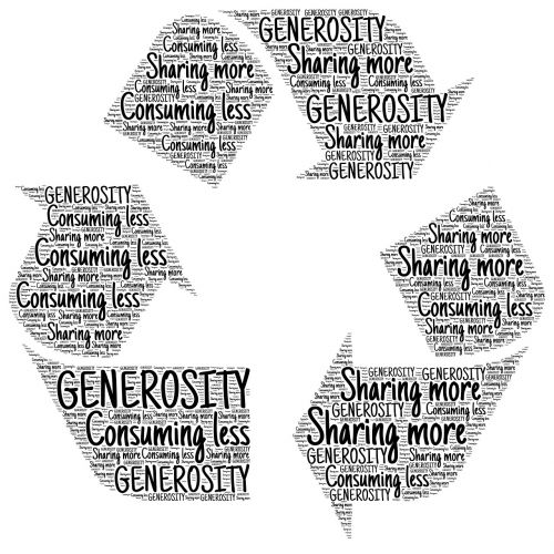 recycling generosity consumption