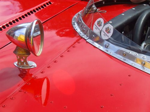 vintage car red car red racing car