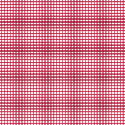 red gingham check