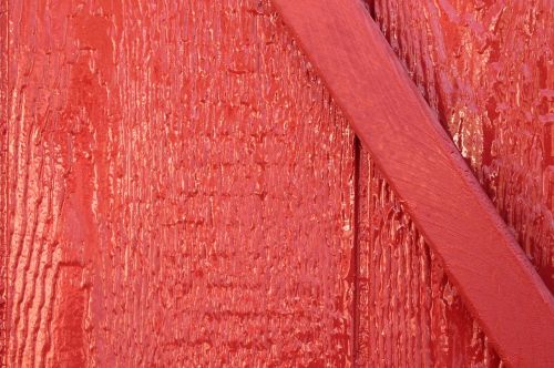 red wet paint colorful