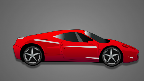 red sports car