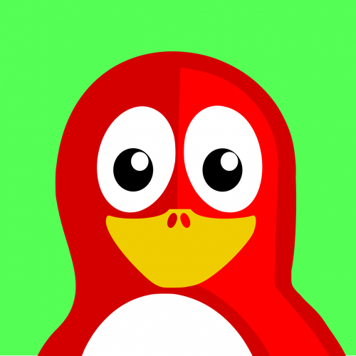 red tux penguin