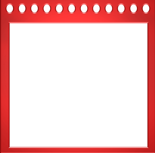 red frame border