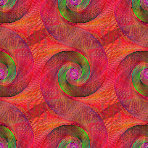 red spiral swirl