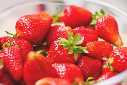 red strawberries strawberry