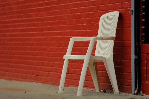 red chair casual