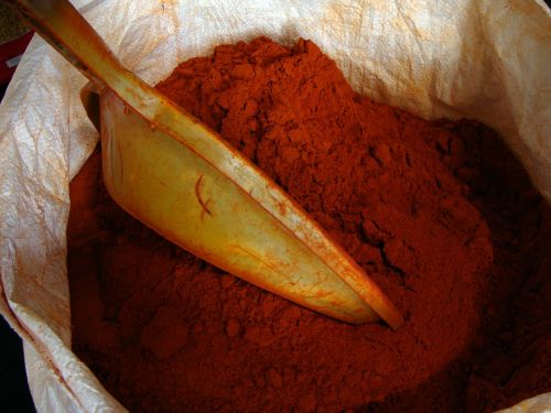 red chili pepper powders