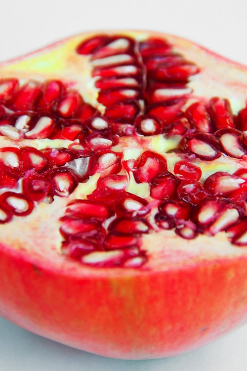 red  apple  pomegranate