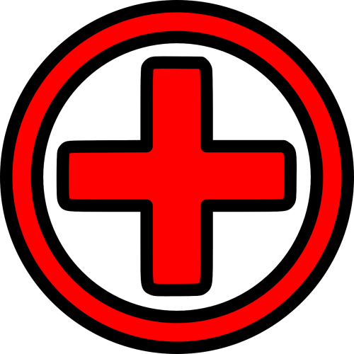 red cross circle