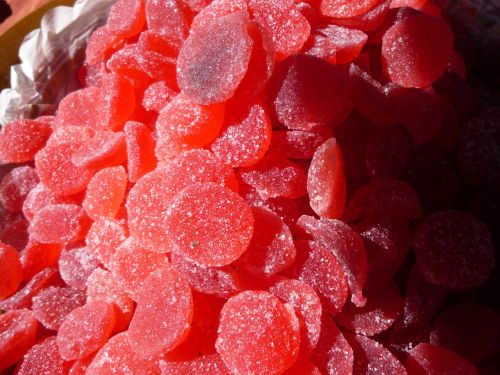 red sweet jelly