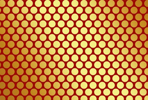 Red And Gold Effect Backing Paper