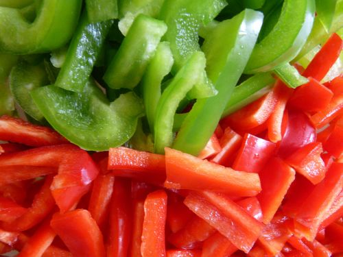 Red And Green Peppers