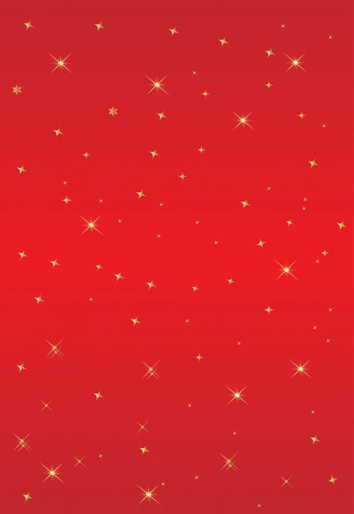 Red Background Gold Stars