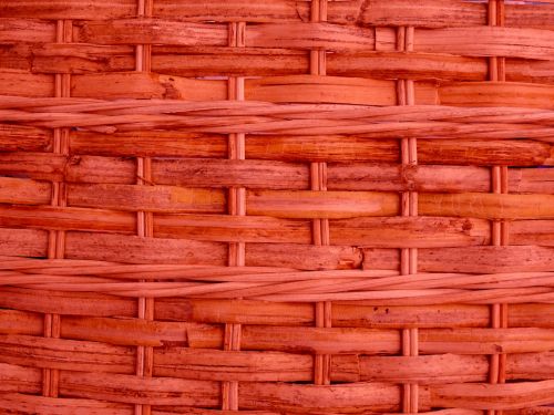 Red Basket Weave Background
