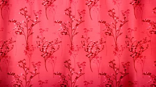 Red Curtains Background