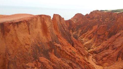 red earth cliff ceará