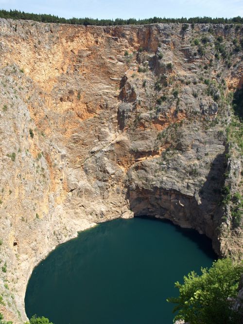 red lake imotski croatia