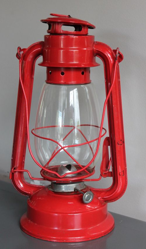 red lantern oil lantern antique
