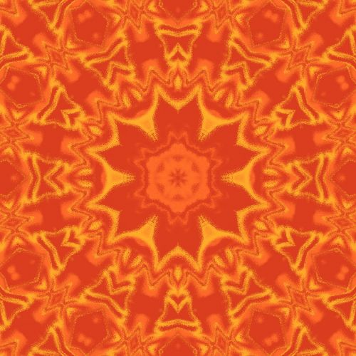 Red Orange And Yellow Kaleidoscope