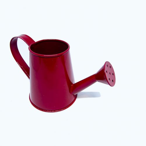 red pitcher metal pitcher isolated