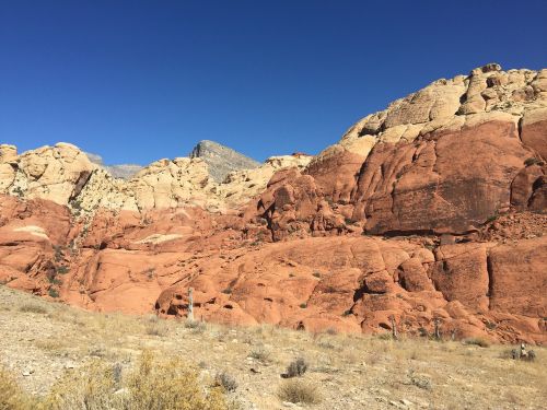 red rocks canyon desert mountains